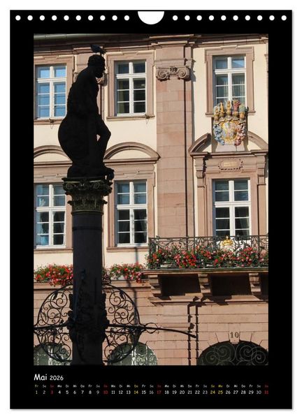 Produktbild: Odenwald & Bergstra&szlig;e (Wandkalender 2026 DIN A4 hoch), CALVENDO Monatskalender