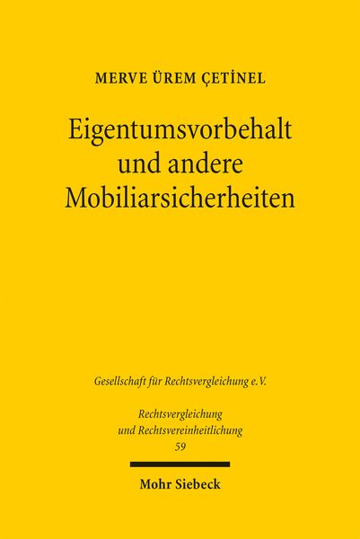Produktbild: Eigentumsvorbehalt und andere Mobiliarsicherheiten
