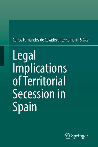 Produktbild: Legal Implications of Territorial Secession in Spain