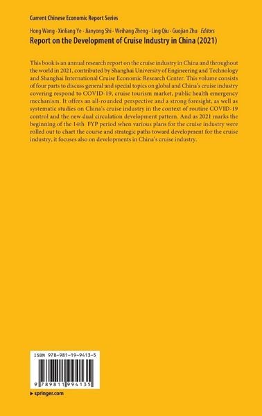 Produktbild: Report on the Development of Cruise Industry in China (2021)