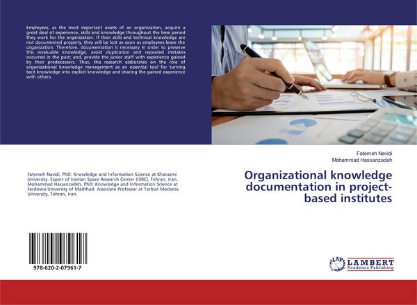 Produktbild: Organizational knowledge documentation in project-based institutes