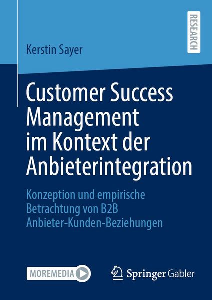 Produktbild: Customer Success Management im Kontext der Anbieterintegration