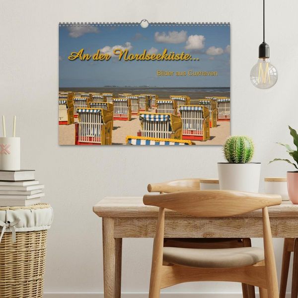 Produktbild: An der Nordseek&uuml;ste... (Wandkalender 2027 DIN A3 quer), CALVENDO Monatskalender