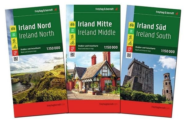 Produktbild: Freytag & berndt Stra&szlig;enkarte Irland Set 1:150.000