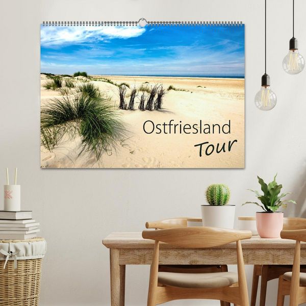 Produktbild: Ostfriesland - Tour (Wandkalender 2026 DIN A2 quer), CALVENDO Monatskalender