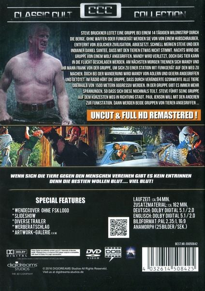 Produktbild: Day of the Animals - Classic Cult Collection/Uncut & HD Remastered