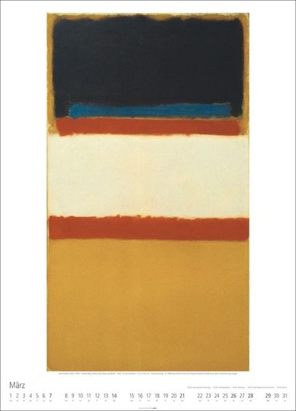 Produktbild: Mark Rothko Kalender 2027