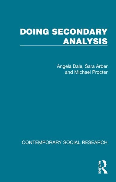 Produktbild: Doing Secondary Analysis