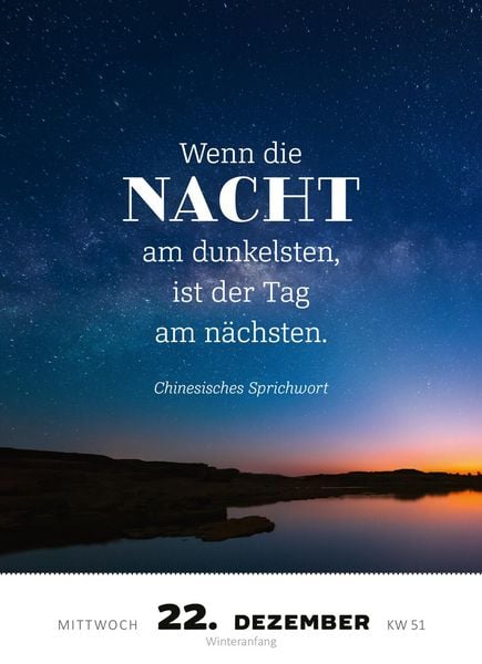 Produktbild: Abrei&szlig;kalender Gl&uuml;cksmantras 2027