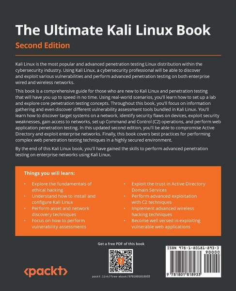 Produktbild: The Ultimate Kali Linux Book - Second Edition