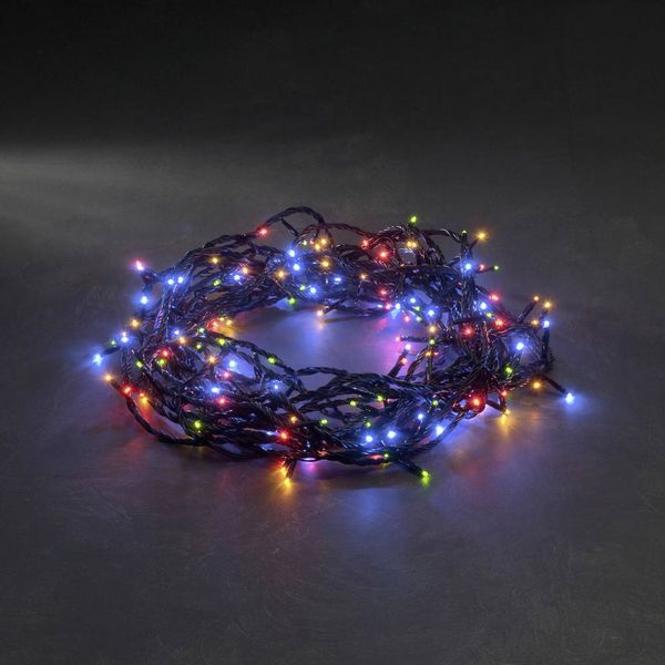 Produktbild: Konstsmide 3632-500 Micro-Lichterkette Au&szlig;en netzbetrieben Anzahl Leuchtmittel 180 LED Mehrfarbig Beleuchtete L&auml;nge: 5.53 m