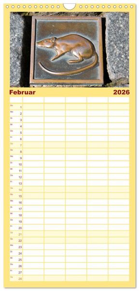 Produktbild: Familienplaner 2026 - Altes Hameln mit 5 Spalten (Wandkalender, 21 x 45 cm) CALVENDO