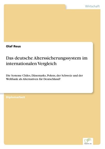 Produktbild: Das deutsche Alterssicherungssystem im internationalen Vergleich