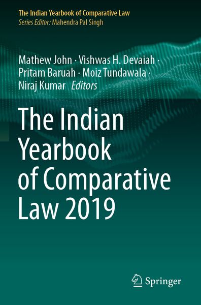 Produktbild: The Indian Yearbook of Comparative Law 2019