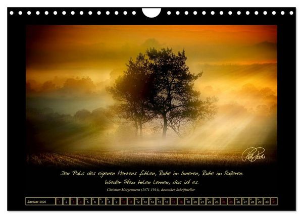 Produktbild: Sonnenmomente und Lebensweisheiten (Wandkalender 2026 DIN A4 quer), CALVENDO Monatskalender