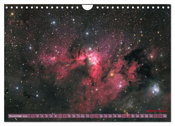 Produktbild: Deep Sky Kalender (Wandkalender 2026 DIN A4 quer), CALVENDO Monatskalender