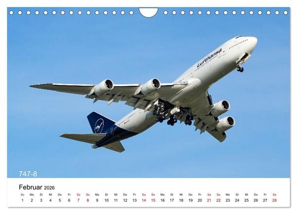 Produktbild: Flugzeuge von Boeing (Wandkalender 2026 DIN A4 quer), CALVENDO Monatskalender