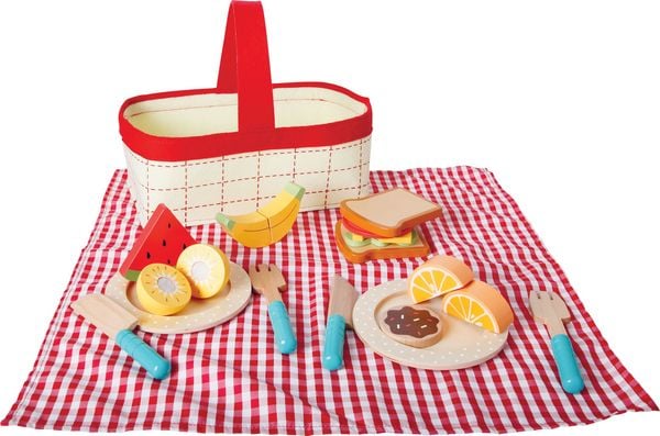 Produktbild: SpielMaus K&uuml;che Picknick Korb, 18 Teile