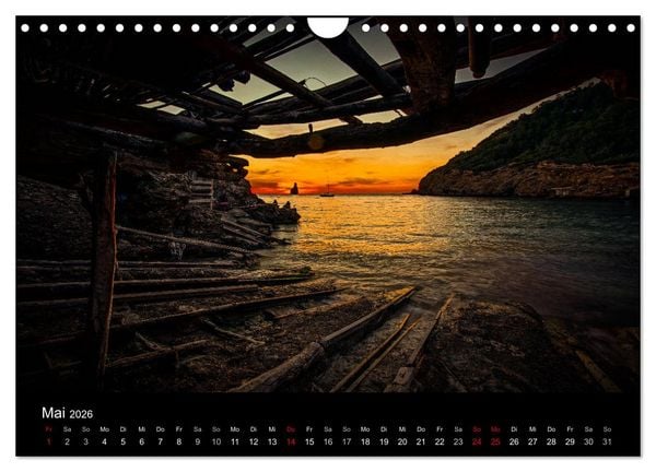 Produktbild: Ibiza und seine Farben (Wandkalender 2026 DIN A4 quer), CALVENDO Monatskalender