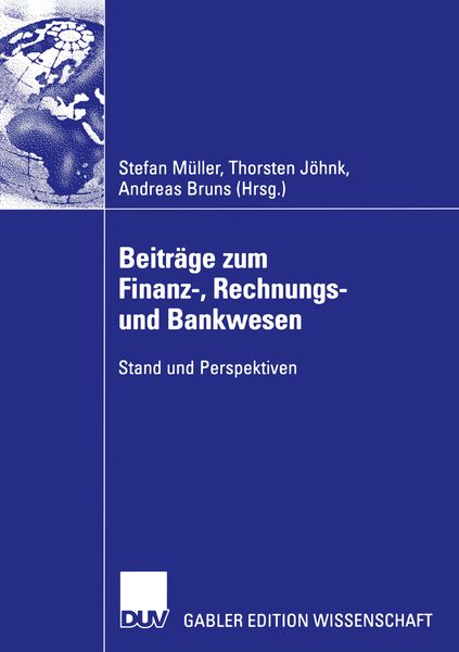 Produktbild: Beitr&auml;ge zum Finanz-, Rechnungs- und Bankwesen