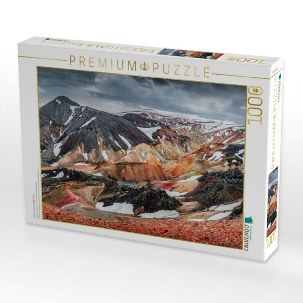 Produktbild: CALVENDO Puzzle Island, Vulkans Bl&aacute;hn&uacute;kur | 1000 Teile Lege-Gr&ouml;&szlig;e 64x48cm Foto-Puzzle f&uuml;r gl&uuml;ckliche Stunden