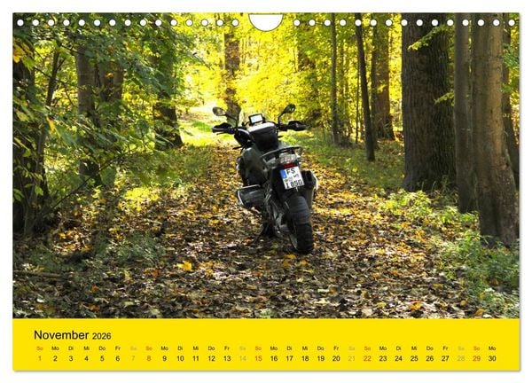 Produktbild: Freude an - Spa&szlig; mit der BMW GS (Wandkalender 2026 DIN A4 quer), CALVENDO Monatskalender
