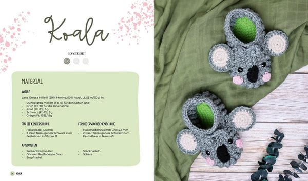 Produktbild: Tierisch gem&uuml;tlich &ndash; Amigurumi-Hausschuhe h&auml;keln f&uuml;r Klein und Gro&szlig;