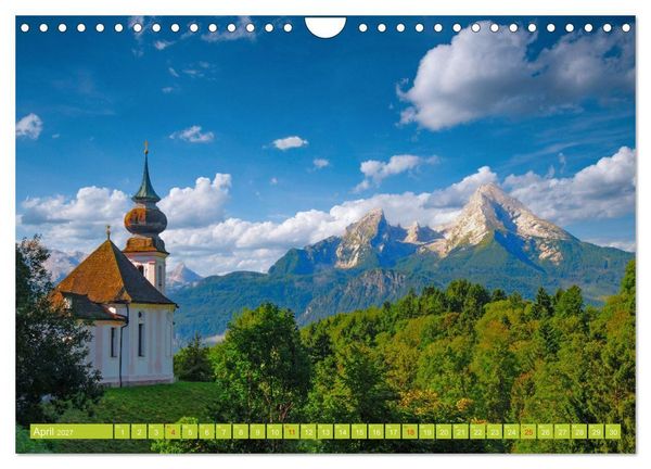 Produktbild: Romantische Kirchen und Kapellen (Wandkalender 2027 DIN A4 quer), CALVENDO Monatskalender