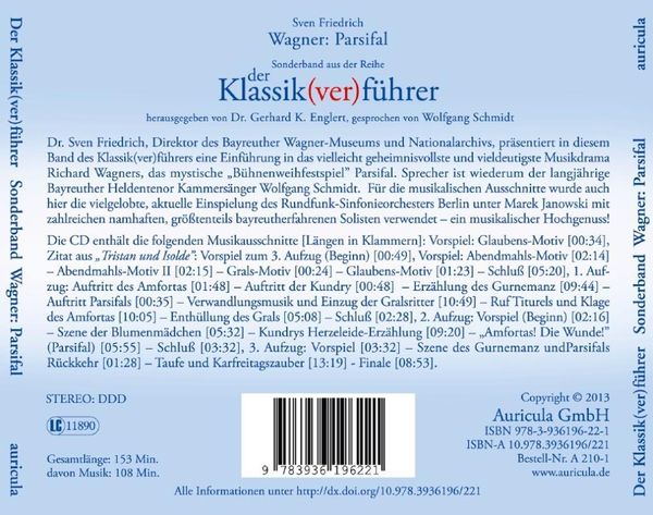 Der Klassik(ver)führer - Sonderband Wagner: Parsifal