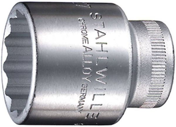 Produktbild: Stahlwille 50 24 03010024 Doppelsechskant Steckschl&uuml;sseleinsatz 24 mm 1/2\" (12.5 mm)