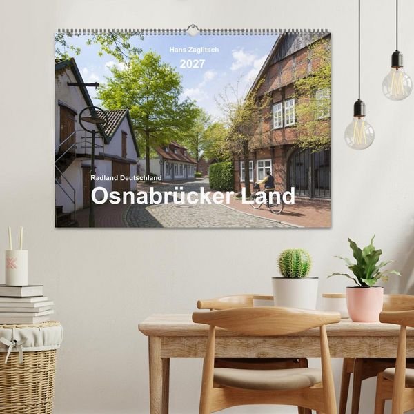 Produktbild: Radland Deutschland - Osnabr&uuml;cker Land (Wandkalender 2027 DIN A2 quer), CALVENDO Monatskalender