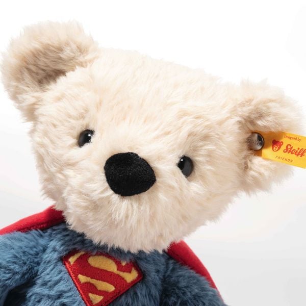 Steiff 114229 - Teddybär Superman, 29 cm, Plüsch