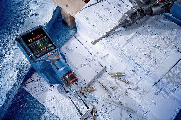 Produktbild: Bosch Professional Ortungsger&auml;t D-Tect 200 C 0601081601 Ortungstiefe (max.) 200 mm Geeignet f&uuml;r eisenhaltiges Metall, Holz, Kunststoff, nicht eise