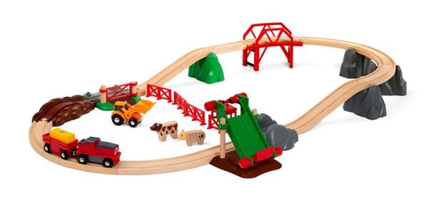 Produktbild: BRIO World - Gro&szlig;es Bahn Bauernhof-Set