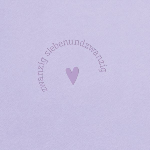 Produktbild: Terminplaner Lederlook 2027 Lavender