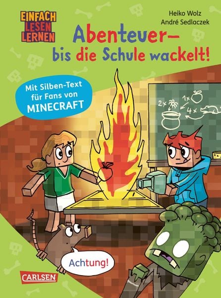 Produktbild: Minecraft Silben-Geschichte: Abenteuer – bis die Schule wackelt!