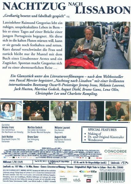Produktbild: Nachtzug nach Lissabon