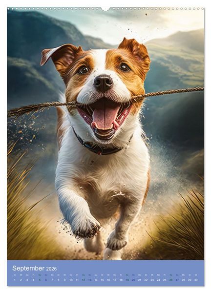 Produktbild: Hunde mit Temperament (Wandkalender 2026 DIN A2 hoch), CALVENDO Monatskalender