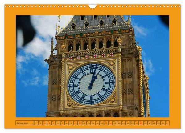 Produktbild: Details von London (Wandkalender 2026 DIN A3 quer), CALVENDO Monatskalender
