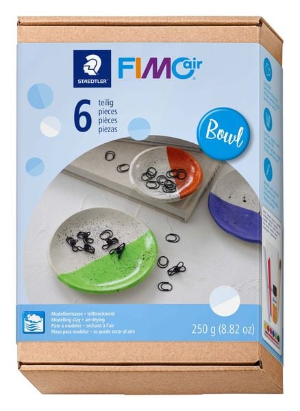 STAEDTLER Modelliermasse Set FIMOair bowl, Design-Schalen, lufttrocknend