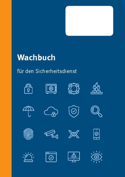 Produktbild: Wachbuch Sicherheitsdienst