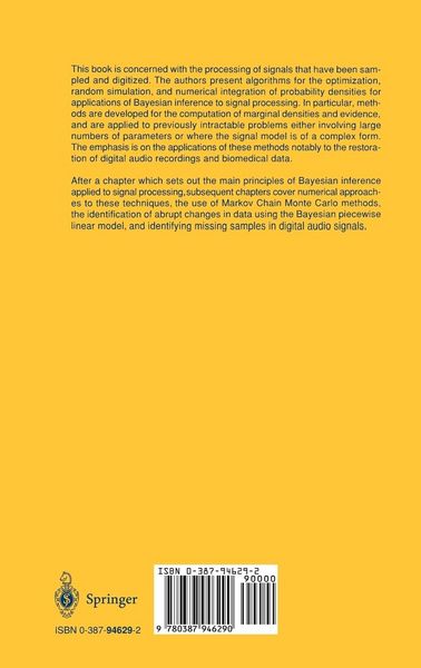 Produktbild: Numerical Bayesian Methods Applied to Signal Processing