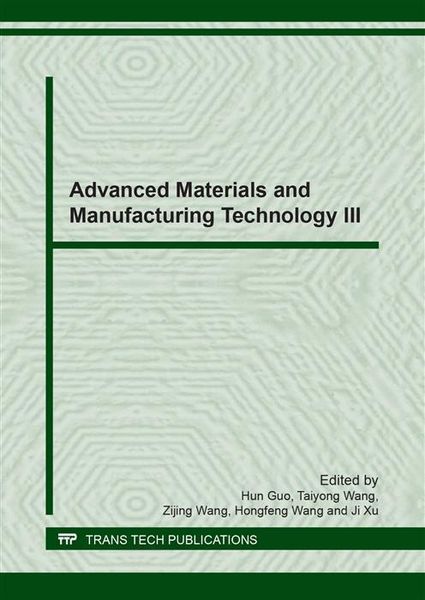 Produktbild: Advanced Materials and Manufacturing Technology III