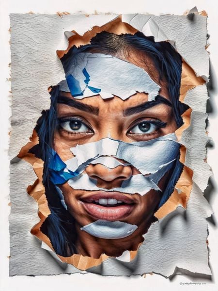Produktbild: CALVENDO Puzzle Yatima und die Papierschichten | 1000 Teile Lege-Gr&ouml;&szlig;e 64x48cm Foto-Puzzle f&uuml;r gl&uuml;ckliche Stunden