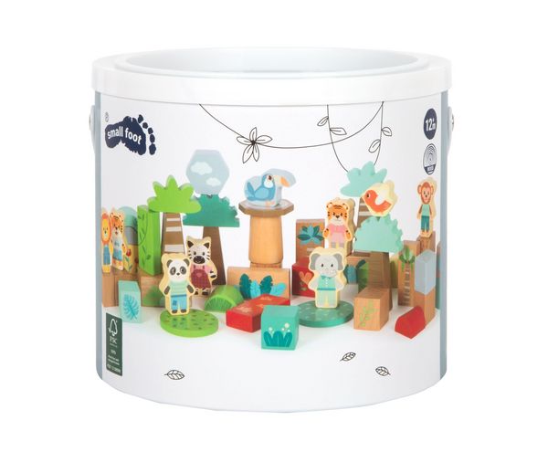 Produktbild: Holzbausteine "Jungle Friends"