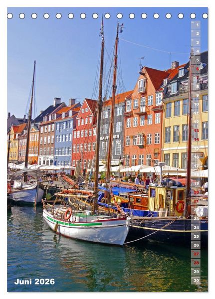 Produktbild: Kopenhagen. Skandinavische Sch&ouml;ne (Tischkalender 2026 DIN A5 hoch), CALVENDO Monatskalender