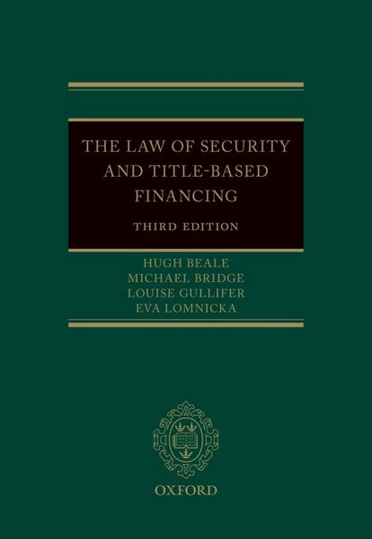 Produktbild: The Law of Security and Title-Based Financing