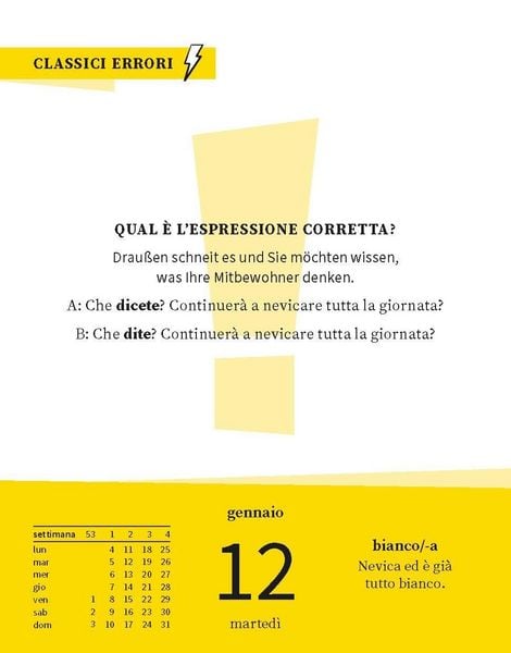 Produktbild: Langenscheidt Sprachkalender Italienisch 2027