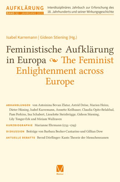 Produktbild: Feministische Aufkl&auml;rung in Europa / The Feminist Enlightenment across Europe