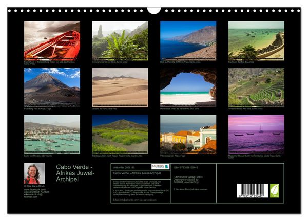 Produktbild: Cabo Verde - Afrikas Juwel-Archipel (Wandkalender 2026 DIN A3 quer), CALVENDO Monatskalender
